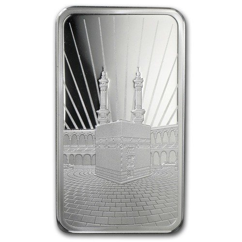 1 oz Bar Silber PAMP Suisse Religious Series (Ka' Bah. Mecca)