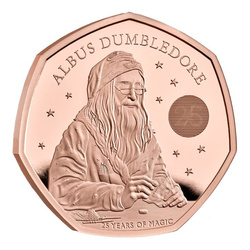 Harry Potter : Albus Dumbledore 50 pence Or 2023 Proof