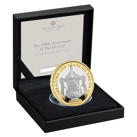 150° anniversario della FA Cup Argento £2 2022 Proof
