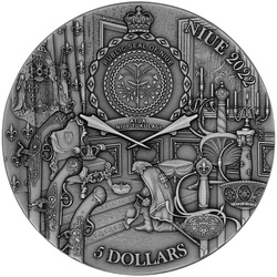Niue: The Three Musketeers - D’Artagnan pozłacany 2 uncje Srebra 2022 High Relief Antiqued Coin