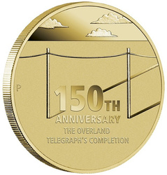 150e anniversaire de l'Australian Overland Telegraph Bronze aluminium 2022