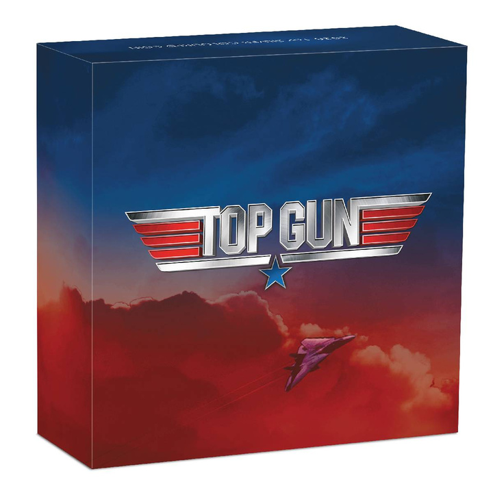 Top Gun 40 Years 1 oz plata coloreada 2026