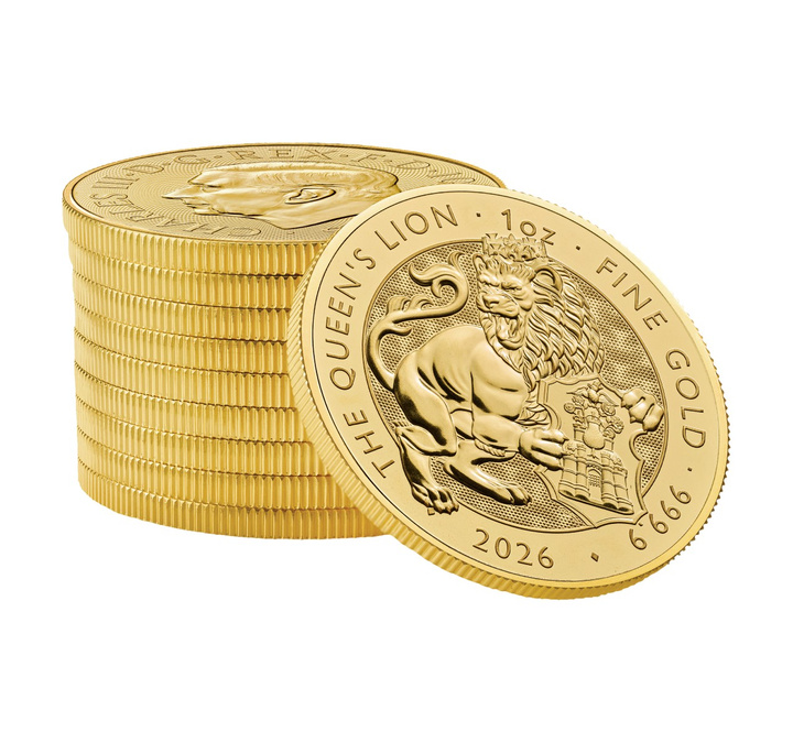 The Royal Tudor Beasts: The Queen’s Lion 1 Onza Oro 2026