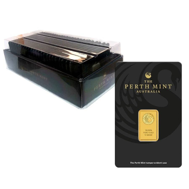 Perth Mint aranyrudak doboza