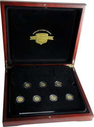 Sieben Wunder der Welt setzen 7x 1 Gramm Gold 2006