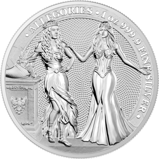 Allegories: Italia & Germania 1 oz Silver 2020 (no certificate)