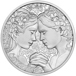 The Violet coloured 10 Euro Silver 2024 Proof Coin