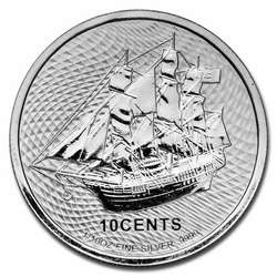Cook Islands HMS Bounty 1/10 uncji Srebra 2021
