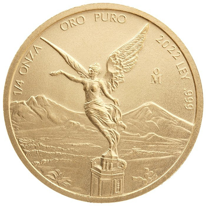 Mexican Libertad 1/4 unce zlata 2022