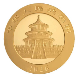 Chińska Panda 30 gramów Złota 2026