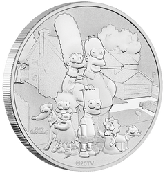 Tuvalu: The Simpson Family 1 uncja Srebra 2021
