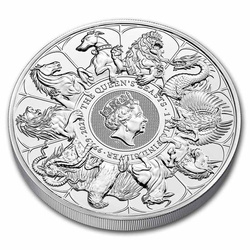 Queen's Beasts: Completer 1000 gram Silber 2021 
