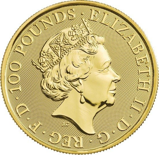 The Queen’s Beasts 2019: The Falcon of the Plantagenets 1 oz Gold
