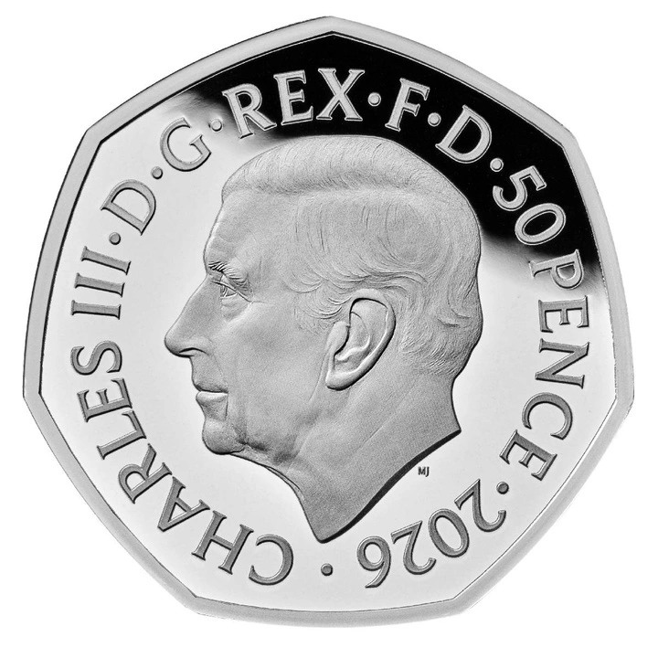 60 Years of Star Trek 50p színezett ezüst 2026 Proof