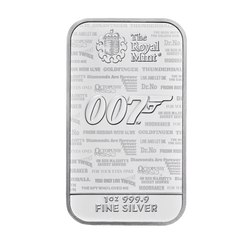 Zlatá mince James Bond – No Time to Die 1 unce stříbra