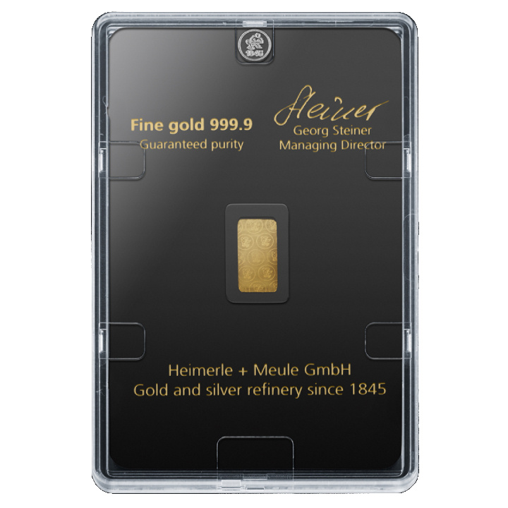 Heimerle Meule 2,5 g Goldbarren