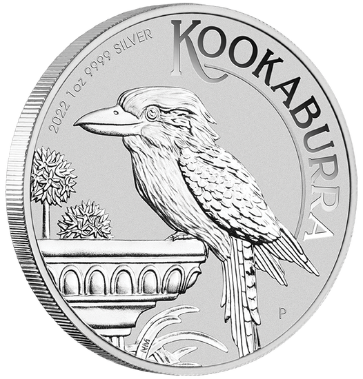 Kookaburra 1 unce stříbra 2022