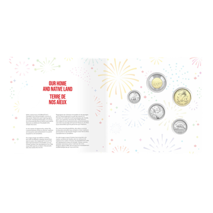 Set Canada O Canada 5 monede 2025