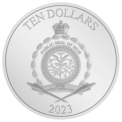 Niue: Star Wars - Princess Leia kolorowana 3 uncje Srebra 2023 Proof