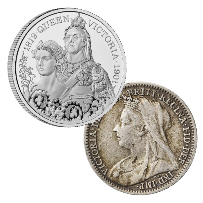 „Viktória királynő élete” 2 érmés készlet, 5 fontos ezüst, 2026, Proof