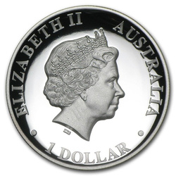 Australisches Känguru 1 oz Silber 2010 High Relief PROOF