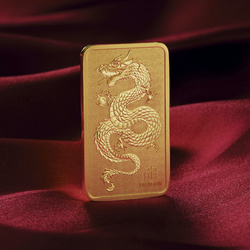 Sztabka The Perth Mint: Lunar - Rok Smoka 1 uncja Złota