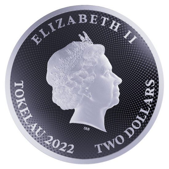 Tokelau: Hibernia 1 oz Silver 2022