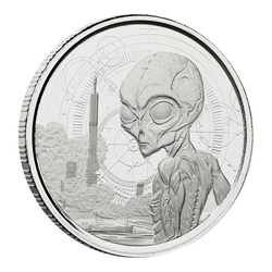 Set Ghana Alien 4 x 1/2 oz Plata 2021