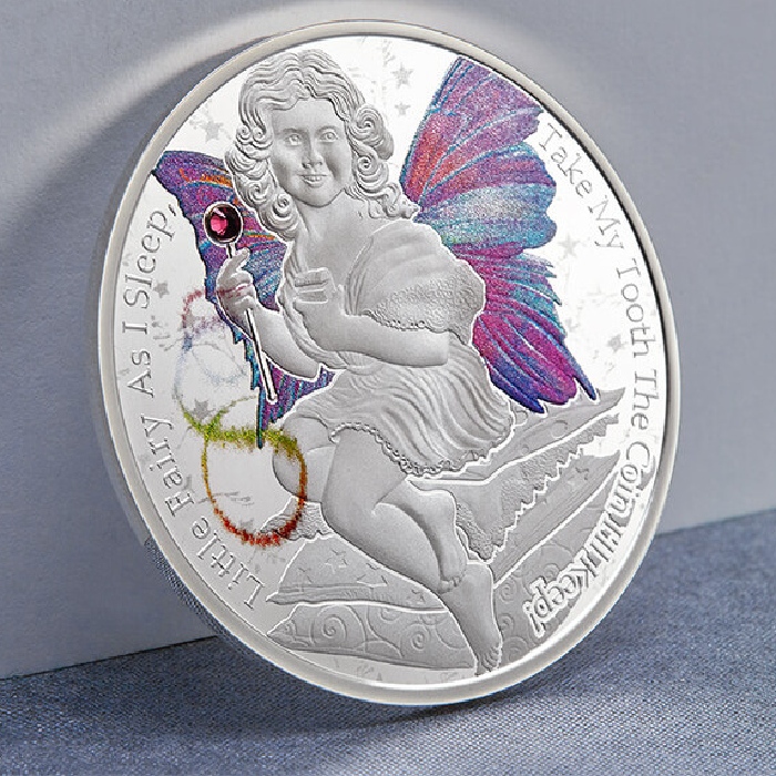 Ghana: Wróżka Zębówka 1/2 oz Silver 2022 Proof