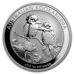 Kookaburra 1 uncia ezüst 2013