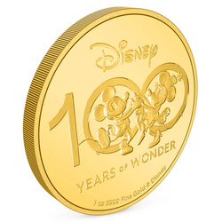 Niue: Disney 100 Years of Wonder - Mickey Mouse and Minnie Mouse 1 oz Gold 2023 Proof