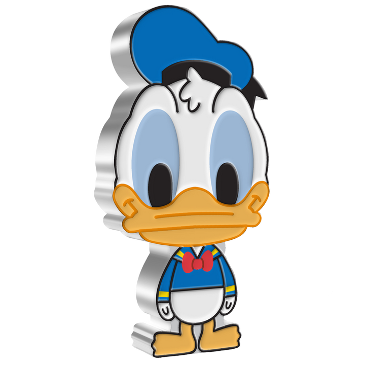 Niue: Disney – Donald Chibi Coin, coloriert, 1 Unze Silber, 2021, Proof