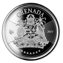 Grenada: Coat of Arms 1 oz Silver 2021