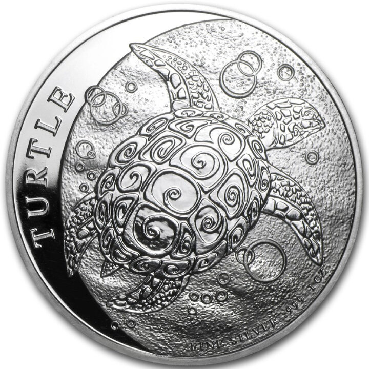 Niue : Tortue écailleuse 1 once d'argent 2014