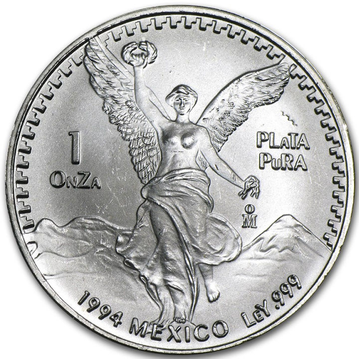 Libertad Mexicana 1 oz Plata 1994
