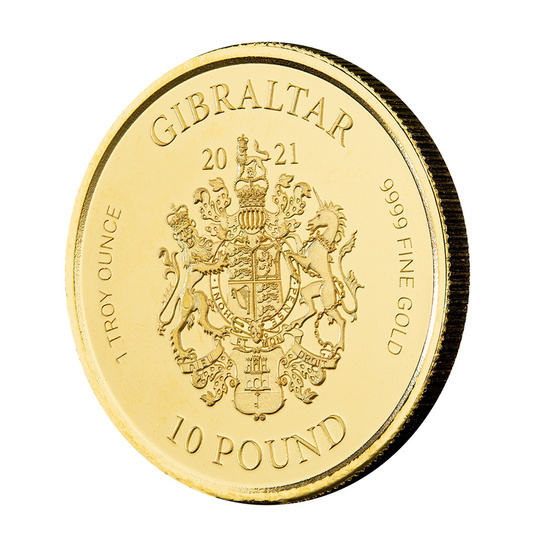 Gibraltar: Lady Justice 1 oz Oro 2021