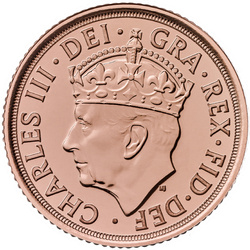 Great Britain: The Coronation Half-Sovereign 2023 Gold Coin