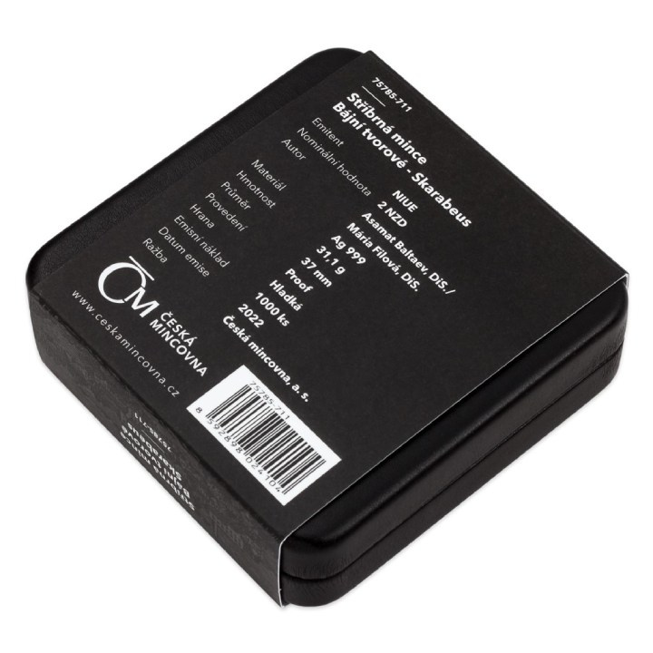 Niue: Mythical Creatures - Scarabeus $2 Srebro 2022 Proof