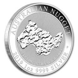 "Welcome Stranger" Nugget 1 oz Silbermünze 2019