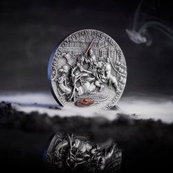 Niue: Der Hexer: Der Letzte Wunsch coloriert 200 g Silber 2025 High Relief Antiqued Coin