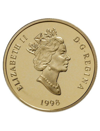 75th Anniversary, The Nobel Prize for the Discovery of Insulin 1/4 oz Gold 1998 Proof