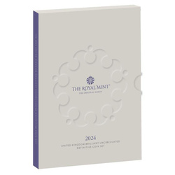 The 2024 United Kingdom Brilliant Uncirculated Definitive 8 Coins Coin Set
