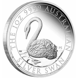 Łabędź 1 uncja Srebra 2021 Proof
