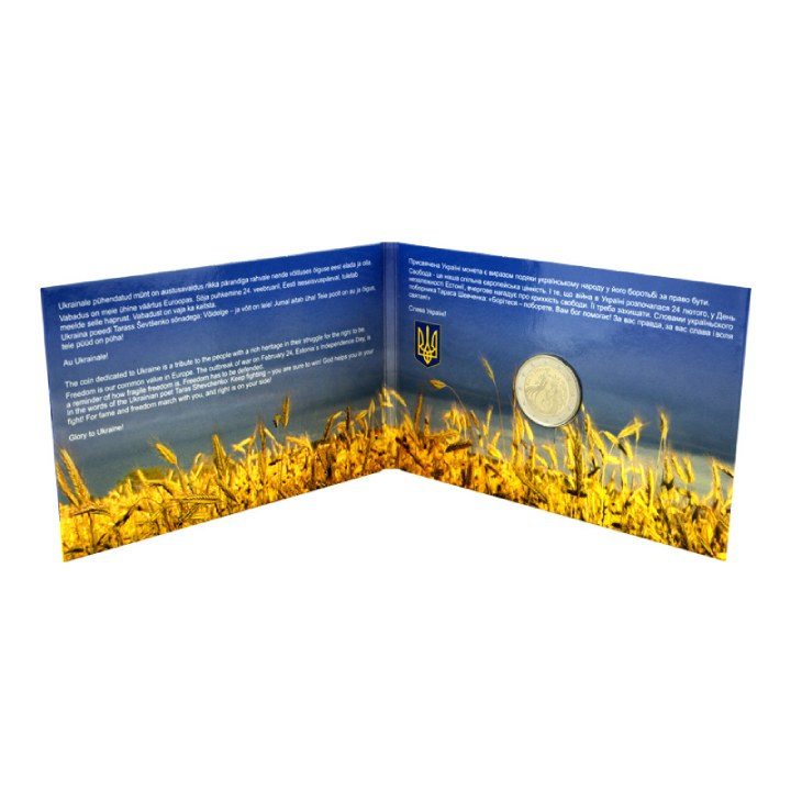 Észtország: Dicsőség Ukrajnának 2 euró 2022