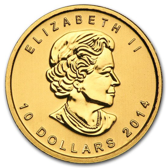 Arctic Fox 1/4 oz Gold 2014 NGC MS69