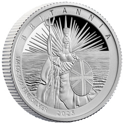 Set di 6 monete Britannia Argento 2025 Proof