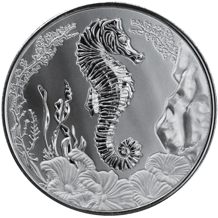 Samoa: Seahorse 1 uncja Srebra 2025