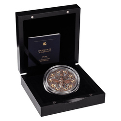 Niue: Steampunk - Abeja de metal $5 plata chapada en oro 2023 moneda en alto relieve envejecida