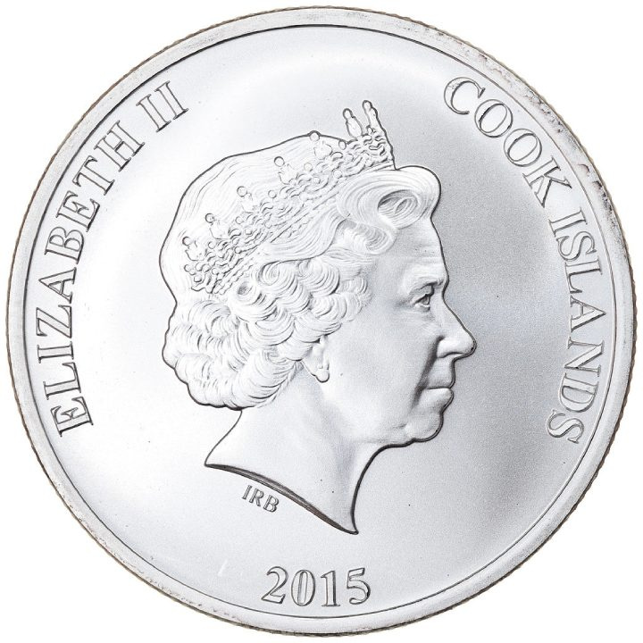 Cook Islands HMS Bounty 1 oz Silver 2015