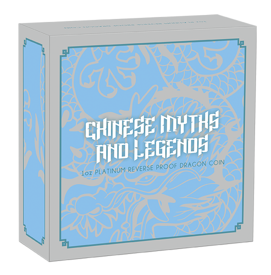 Chinese Myths and Legends: Dragon 1 oz Platin 2022